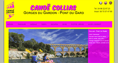Desktop Screenshot of canoe-collias.com